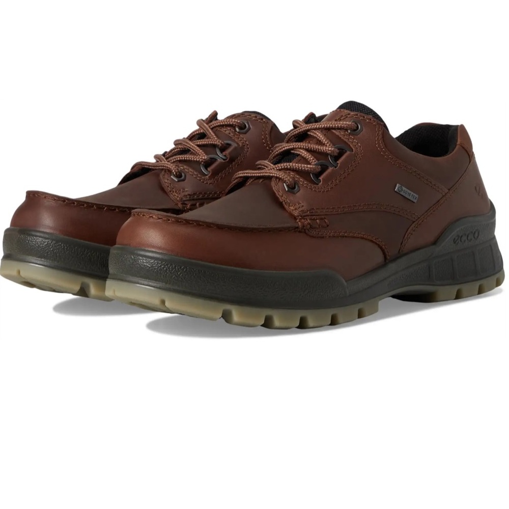 ECCO Men's Rich Brown Leather Derbys Bison model